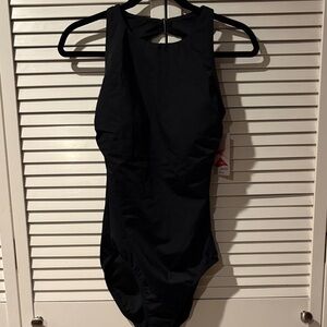 Lands' End Classic Black Swimwear